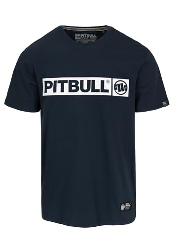 Pitbull Herren T-Shirt Pit Bull West Coast Hilltop Basic Baumwolle Kurzärmlige M