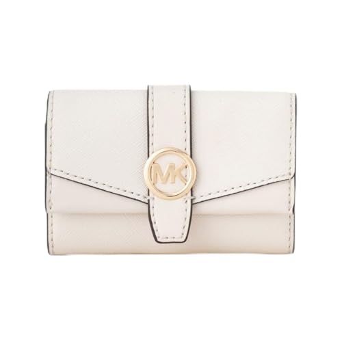 [Michael Kors] [マイケル・コース] GREENWICH フラップ キーケース スモール ライトクリーム ※※