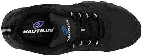 Nautilus Mens Black Leather Steel Toe 2102 Guard Sport Work Shoes 12 W | Image 4