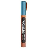 Chalk Ink Metallic Wet Wipe Marker, 6 mm, Electric Blue