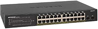 NETGEAR GS324TP 24 Port PoE+ + 2 x 1G SFP Ethernet Smart Managed Pro Network Switch, Hub, Internet Splitter, Desktop/Rackmount, VLAN, IGMP,QoS