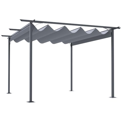 Outsunny 11.5×11.5 Retractable Pergola