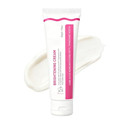 Arbutin 7% + Tranexamsäure 4% Creme-Arbutin Creme - Anti Aging Gesichtscreme Moisturizer mit Hautaufhellender Wirkung - Feuchtigkeitscreme Gesicht für Dunkle Flecken Reduzierung- Für alle Hauttypen