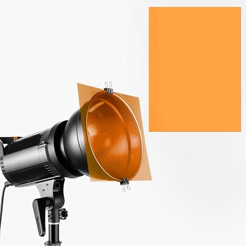Gel light filter orange film correction 90 superposables