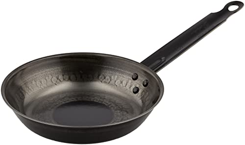 ???? Endo Shoji AFL0905 Iron Lightweight Frying Pan, 6.3 inches (16 cm), Blue Temper Wood, Made in Japan