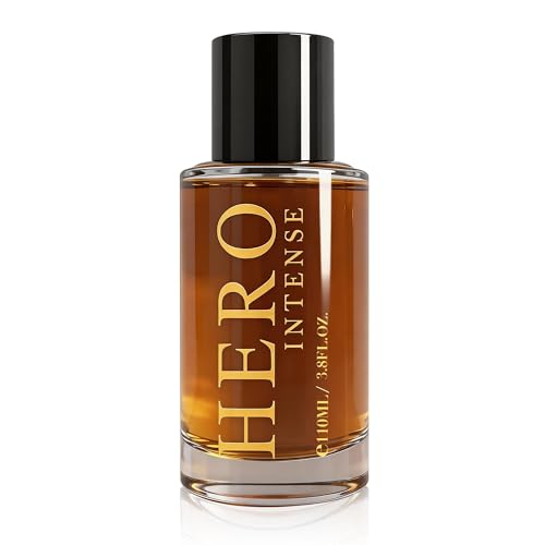 Image of AFLUXE Hero Intense Eau de Parfum for Men, 3.8 Fl. Oz - Long Lasting Leather and Cedarwood Fragrance, Spicy Woody Men's Perfume with Black Pepper