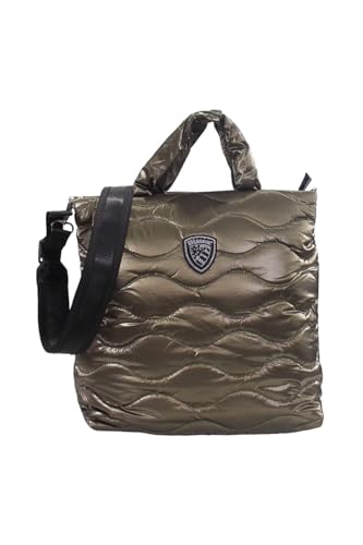 Borsa donna Blauer Shopper a mano/ spalla trapuntato marrone mud B25BU16 F4MARFA03/SOF MEDIO