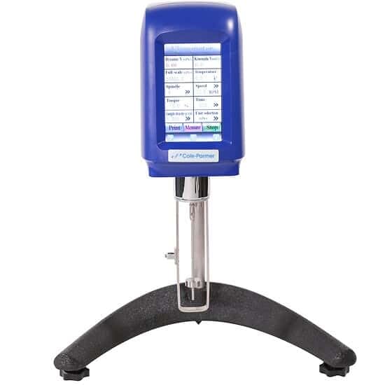 Cole-Parmer Intelligent Touch-Screen Rotary Viscometer; 10 to 2,000,000 mPa·s
