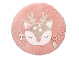 activity decke baby IDEALES GESCHENK: Die Baby Spielmatte in sanften Tönen mit süßen Reh Motiv ist das ideale Geschenk zur Geburt