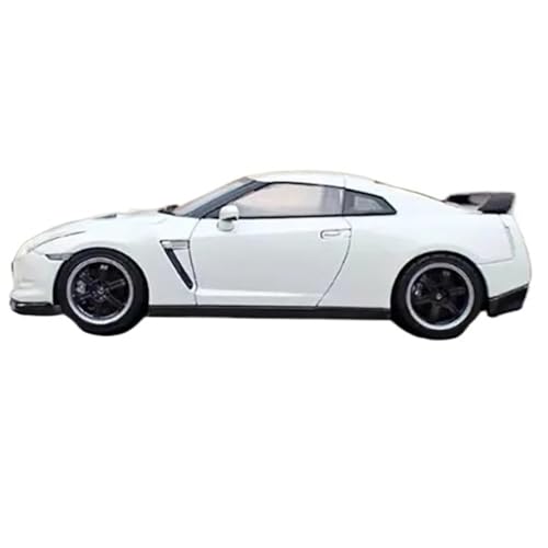 Voiture en Alliage Nissan GTR Spec 1/43 Miniature Blanche pour Collectionneur