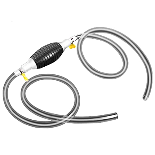testyu Pompe Transfert Liquide l'eau, 1,5M Portable Pompe de Transfert de Carburant, Transfert de Liquide Pompe pour Essence Diesel Liquide Carburant Cover