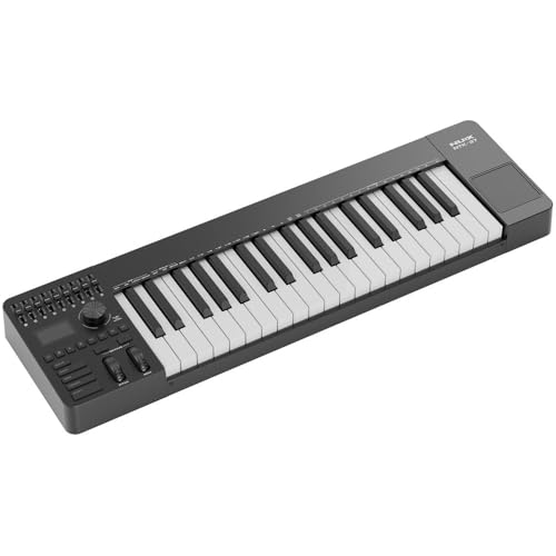 NU-X | Clavier de contrôle MIDI NTK-37 avec contrôleur MIDI multifonction 37 touches, 3 octaves | Cubase LE inclus, touches semi-lestées, roues de...