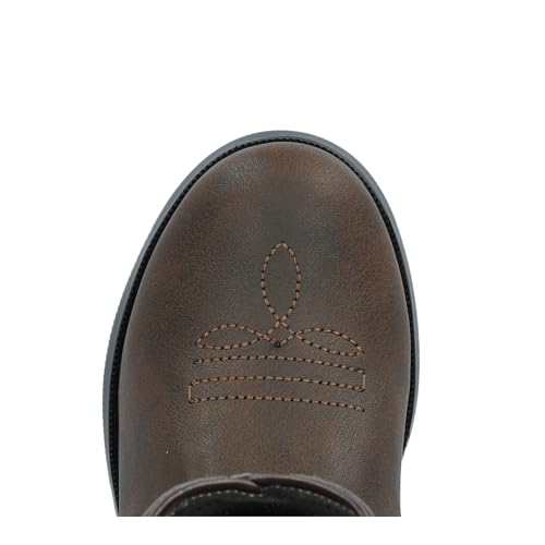 Image of Smoky Mountain Boots Toddlers' Monterey Western Boot, Brown /Navy, Medium, Size 5