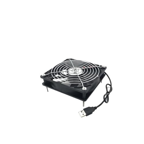 Ventilateur routeur DC 12V 120mm silencieux pour PC et TV Box avec grille de protection
