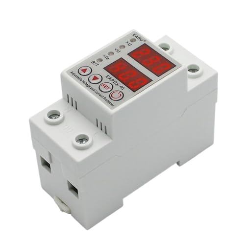 Relais de protection réglable surtension 40A pour tableau électrique rail DIN