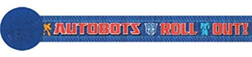 Serpentins en crêpe Transformers Amscan pour décoration d'anniversaire