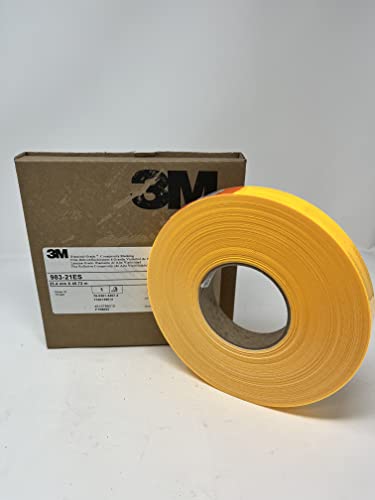 Image of 3M Diamond Grade School Bus Markings 983-21 ES, Fluorescent Yellow, 1in x 50 yd