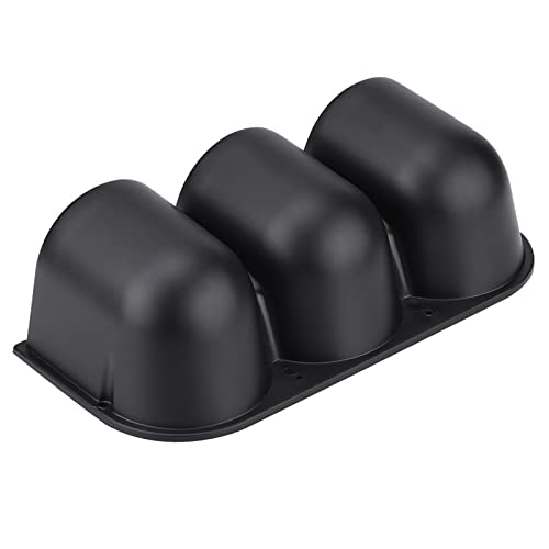 3 Loch Gauge Mount Halter, Qiilu Schwarz Universal 52mm / 2 3 Loch Triple Dash Gauge Meter Pod Halterung