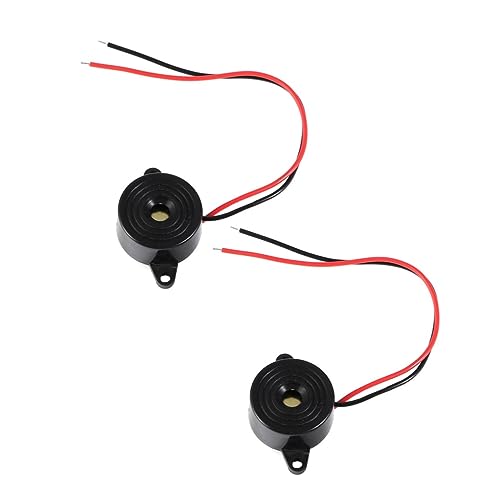 PRETYZOOM 6Pcs Electric Buzzer Alarm with Wires Low Power Consumption for Industrial Use Efficient Connection and High Voice Pressure
