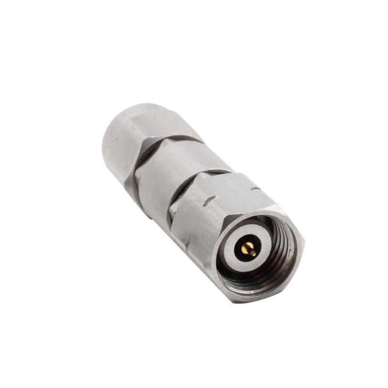 Fiche mâle de 2,4 mm vers SMA mâle Adaptateur coaxial Connecteur droit en acier inoxydable 18 GHz
