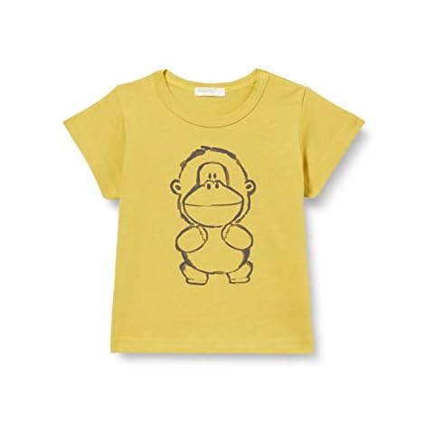 United Colors of Benetton Baby Boys' Yellow T-Shirt Cover