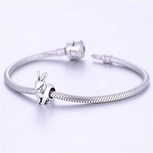 Image of Love Animal Charm Original 925 Sterling Silver Animals Rabbit, Cat,Dog Charm Fit Bracelets For Animal Bead collector