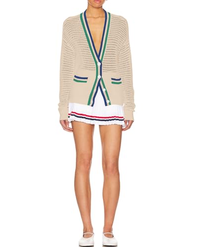 Image of Women Crochet Lightweight Cardigan Cover Up Open Front Long Sleeve Summer Cardigans