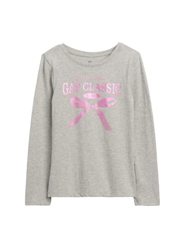 Image of Gap Girls' Long Sleeve Graphic Tee T-Shirt