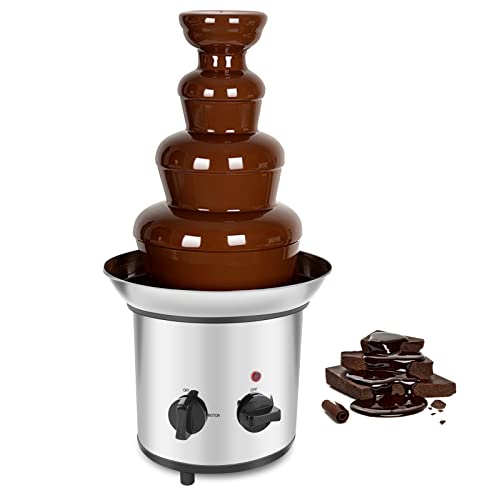 4 Tier Chocolate Fountain Machine UK Plug 220V