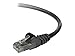 Belkin CAT6 Snagless Patch Cable, RJ45 (Black)