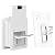 Double-Flap Pet Door for Wall and Door, with Closing Panel and Lock, Dog Door and Cat Door, Adjustable Passage, Suitable for Pets Up to 40 lbs. (Medium Size)