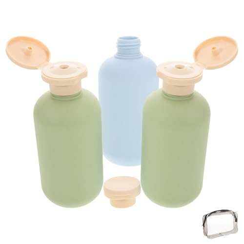 EXCEART ���s�p�X�N�C�[�Y�{�g��3�Z�b�g 200ml ��̃��[�V�����{�g�� �V�����v�[ �R���f�B�V���i�[�Ή� ���p�r�g�C���^���[�e�� �o���◷�s