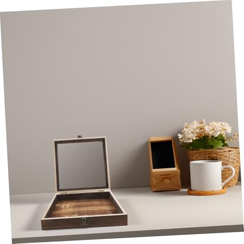 Caja de sombra PRETYZOOM de madera para proteger ramos de flores y manualidades 3