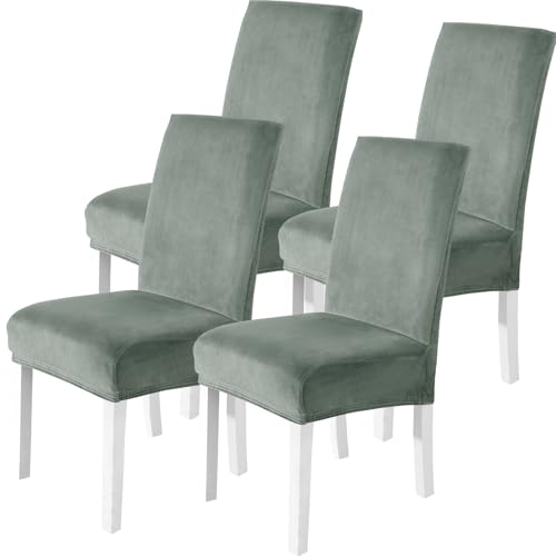 Sillas Comedor Pack 4 Terciopelo Verde Marca CYCMACO