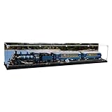 Vitrina acrílica de 3 mm para modelo (21344 Oriental Express), vitrina compatible con Lego 21344 (solo vitrina, sin juego de modelo) (fondo)