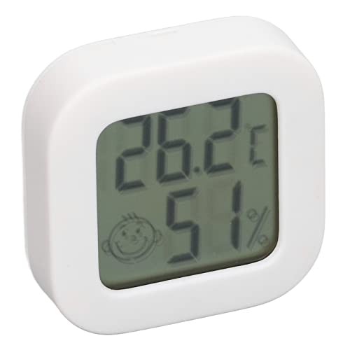 KIMISS Termómetro Higrómetro Digital para Interiores con Pantalla LCD: Medidor Preciso de Temperatura y Humedad para Uso Doméstico