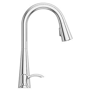 Pfister Barulli Kitchen Faucet with Pull Down Sprayer and Soap Dispenser, Single Handle, High Arc, Polished Chrome Finish, F5297BARC Pfister Barulli Kitchen Faucet with Pull Down Sprayer and Soap Dispenser Single Handle High Arc Polished Chrome Finish F5297BARC