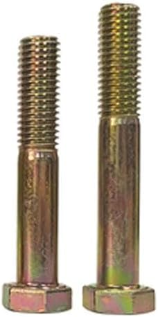 2pcs M4*85mm outer hexagon screw lengthing bolt machine nail 4.8 grade carbon steel plating color zinc high hardness TYPE2593