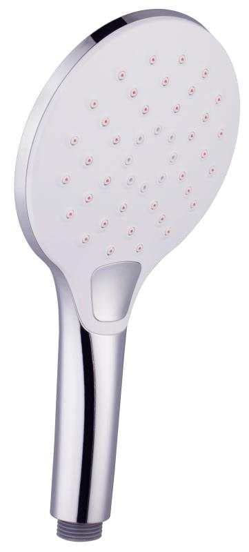 AGMECO Hand Shower Sphere (Anti-Clogging Self Cleaning Nozzles) with 1.5mtr CP SS Anti Twisting Tube and Brass Bracket