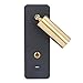 Fydun USB Charging Minimalist Wall Sconce LED Wall Light Key Black Gold Finish Bedside 85 to 265V - Lights in Tools & Home Improvement