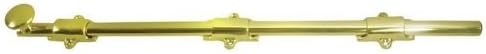 Deltana 18SB3 18 Surface Bolt, HD, Bright Brass Finish