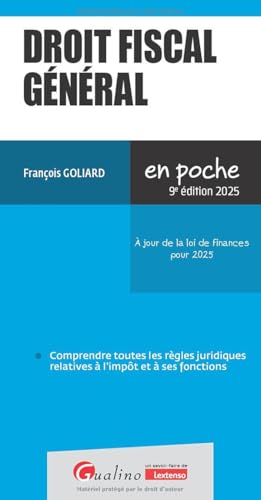 livre Droit fiscal général: À jour de la loi de finances pour 2025