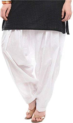 abrav Cotton Patiala Salwar Traditional Punjabi Style Elastic Waist-picture-34