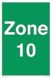 Zone 10 Schild – 200 x 300 mm – A4P