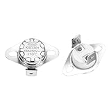 QUARKZMAN KSD301 Thermostat 210℃/410°F 16A Normalerweise Geschlossen N.C Temperaturschalter Für Mikrowellen Herd Kaffeemaschine 2 Stück Keramik Material