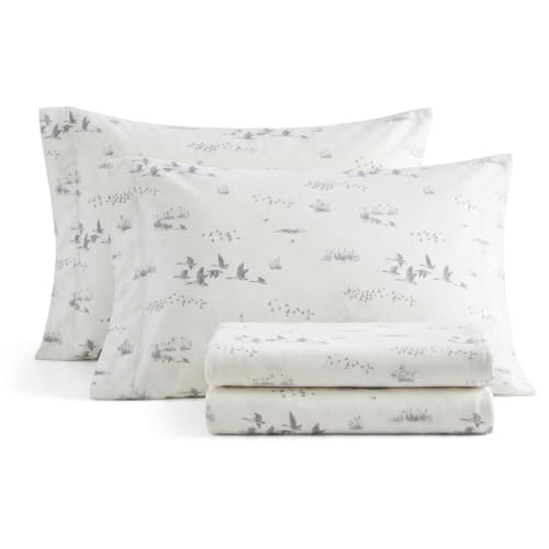 Eddie Bauer - Twin Sheet Set with Fitted Sheet & Pillowcase by Eddie Bauer - Used condition - Image 7