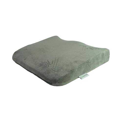 Coussin mal de dos Vegelya avec assise mémoire de forme et découpe sacrum