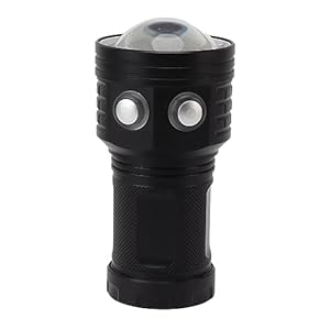 ZJchao 10000Lm Tauch-Videoleuchte Rot Blau