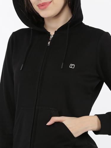 Image of Rupa Softline Zippered Women's Hoodie with Zipper | Trendy Colors| Be Effortlessly You