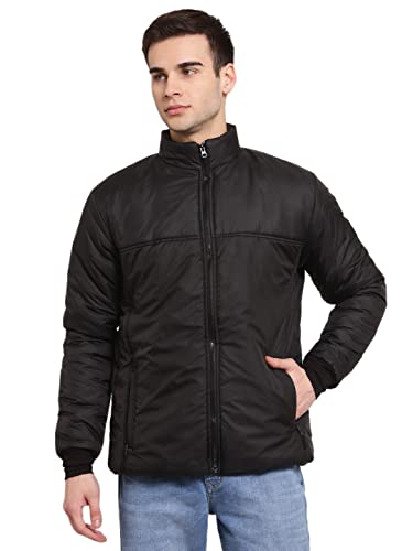 Image of Style Quotient Men Black Lightweight Padded Jacket